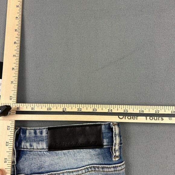 GFTD Los‎ Angeles Jeans Mens 30 Distressed Stretch Pockets Skinny Punk NWT - Picture 8 of 9